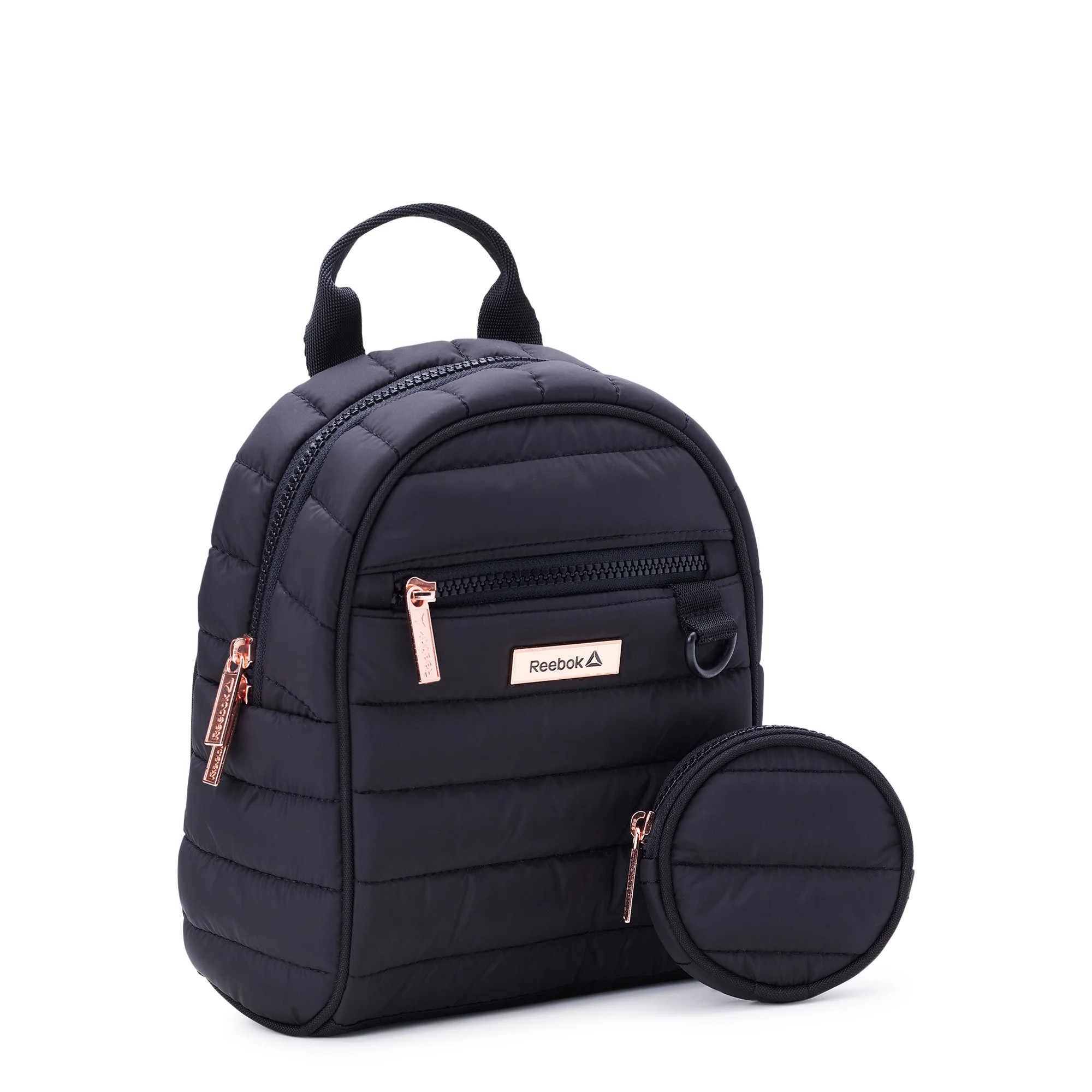 Reebok Women's Luna Quilted Mini Backpack, Black | Walmart (US)