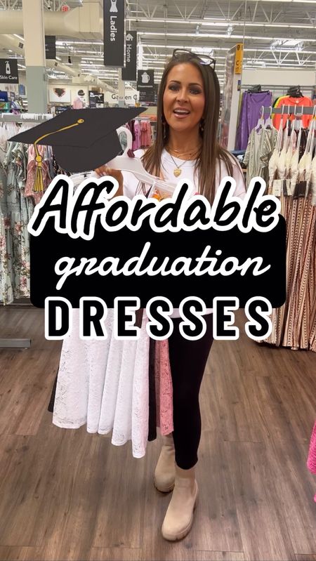 Affordable graduation dresses.

White dress, spring dresses, summer dresses, vacation dresses, spring looks, mini dress, Walmart fashion, Walmart style 

#LTKSeasonal #LTKstyletip #LTKunder50