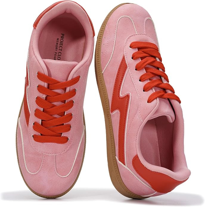Project Cloud Fashion Sneakers for Women 2026 - Lace-Up Shoes Trendy Women Sneakers with Memory F... | Amazon (US)