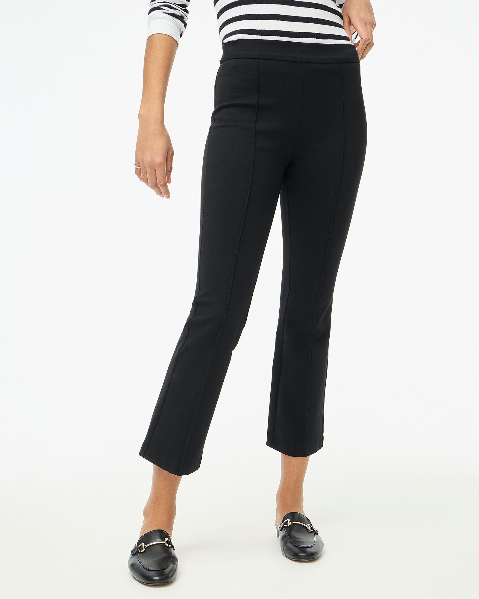 Crop flare ponte pant | J.Crew Factory
