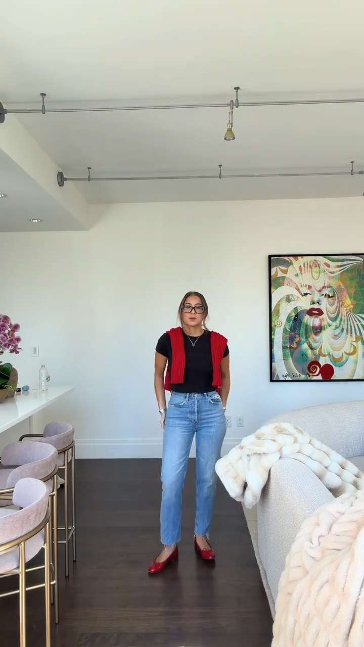 Hi red 

 #LTKgrwm #LTKootd #LTKWorkwear