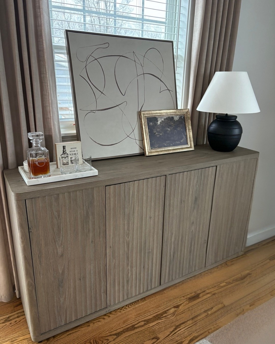 This cabinet moment is giving clean, cozy, and elevated. The perfect mix of texture, warmth, and minimal styling.


#LTKHome