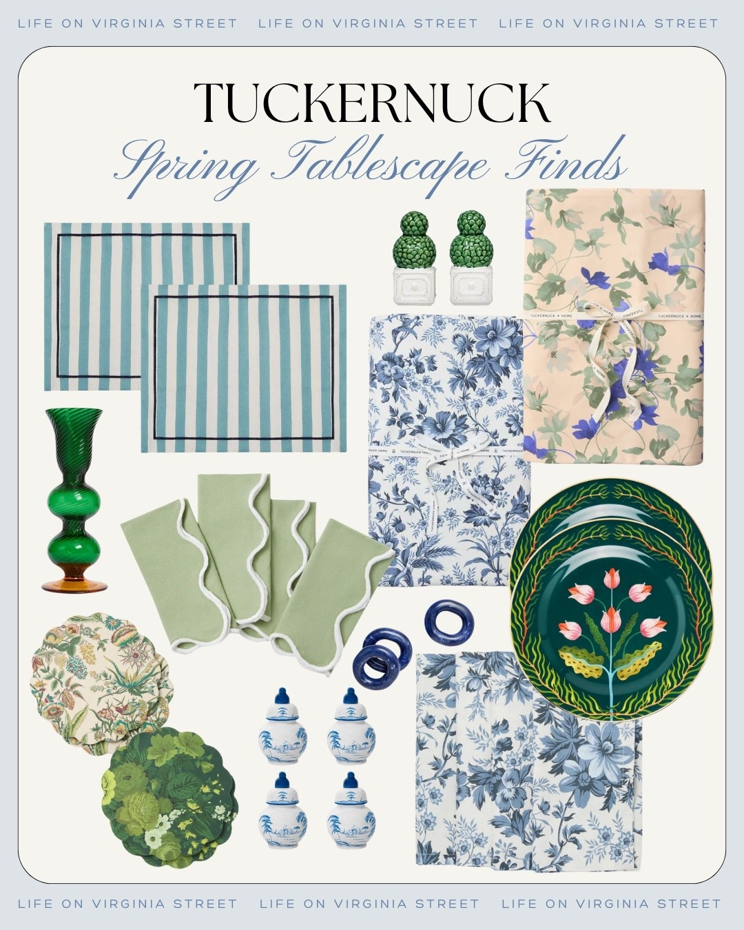Tuckernuck spring tablescape finds 🙌🏻🙌🏻

#LTKHome #LTKFindsUnder100 #LTKOver40