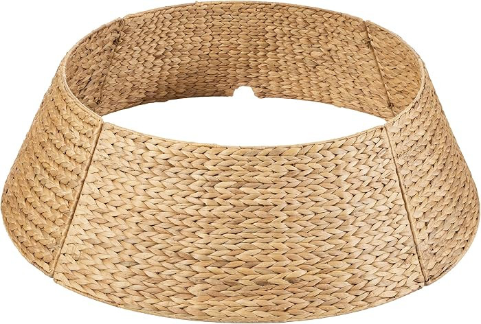 Best Choice Products 36in Christmas Tree Collar, Woven Hyacinth 3-Piece Holiday Rattan Tree Skirt... | Amazon (US)