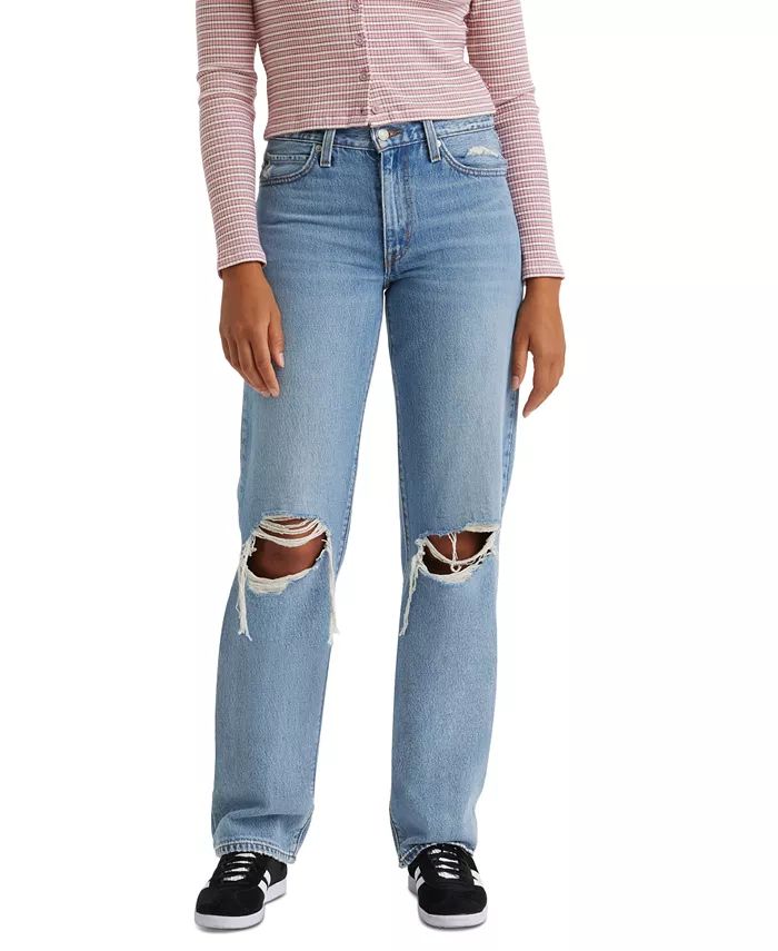 Levi's Women's Mid Rise Cotton 94 Baggy Jeans - Macy's | Macy's