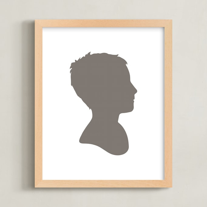 Silhouette: Custom Print With Text | Minted