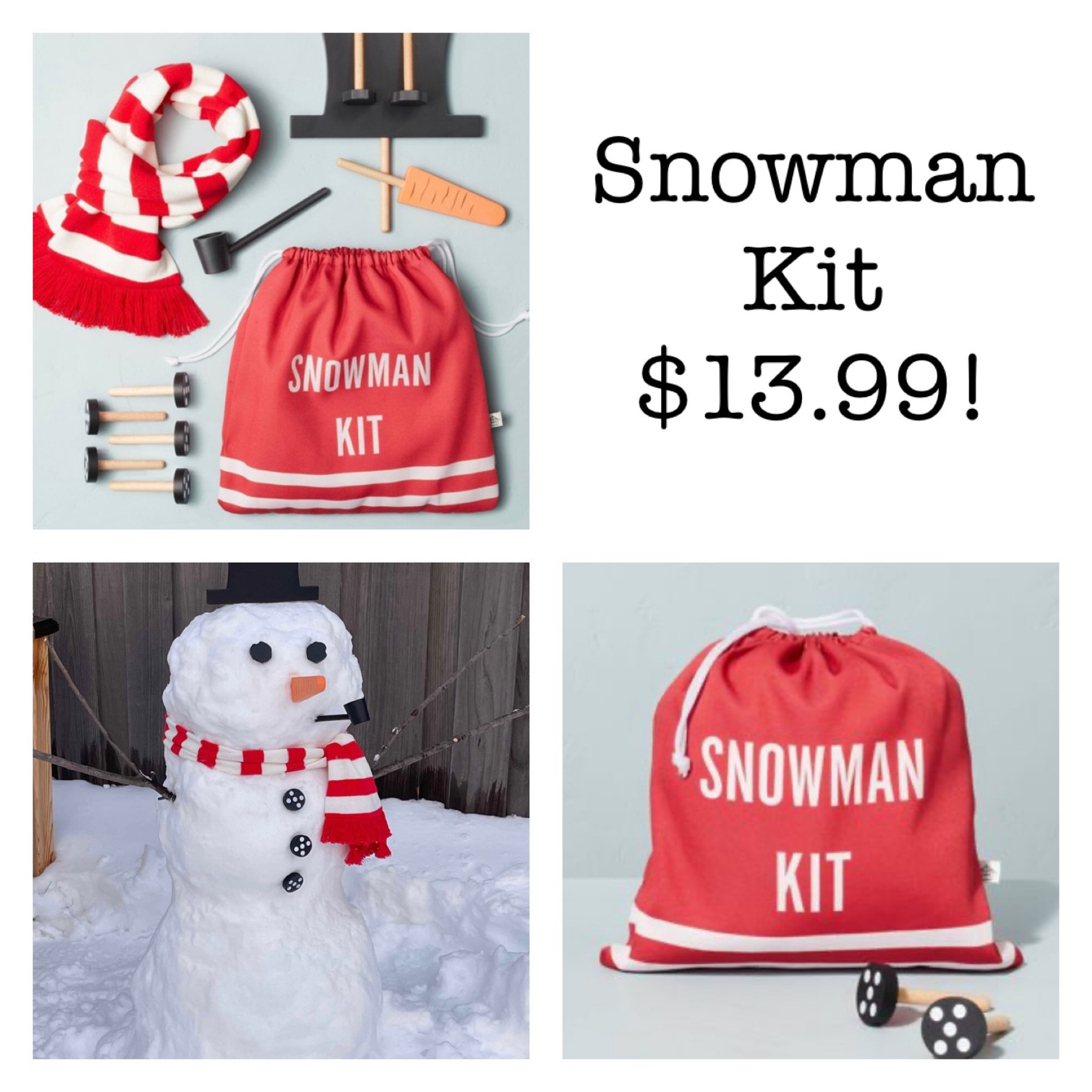 Get ready for the snow and hours of snowman building! Isn’t this kit so cute?

#LTKsalealert #LTKSeasonal #LTKfamily