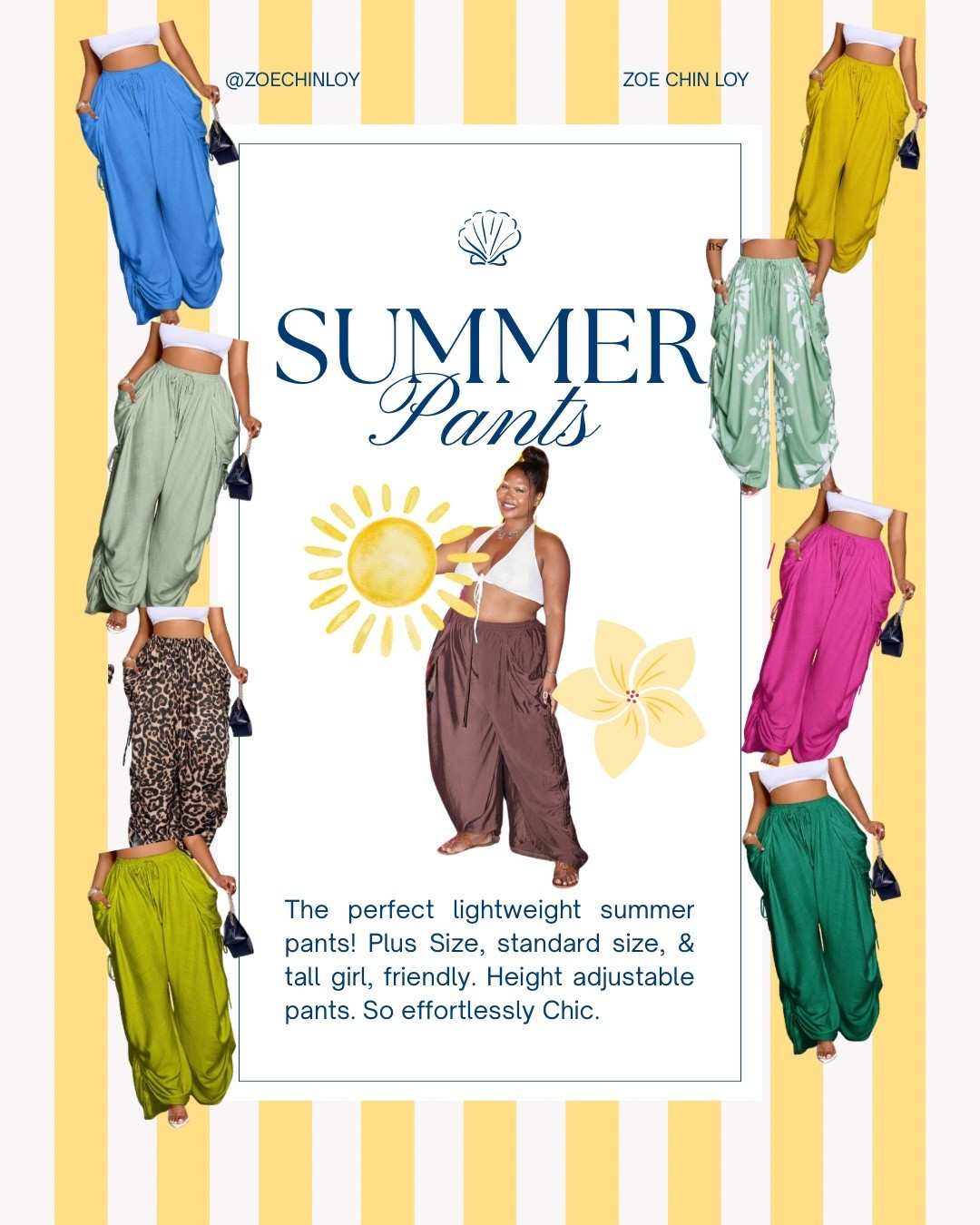The perfect summer pants for every body! I'm wearing 0XL ￼

#LTKTall #LTKMidsize #LTKPlusSize