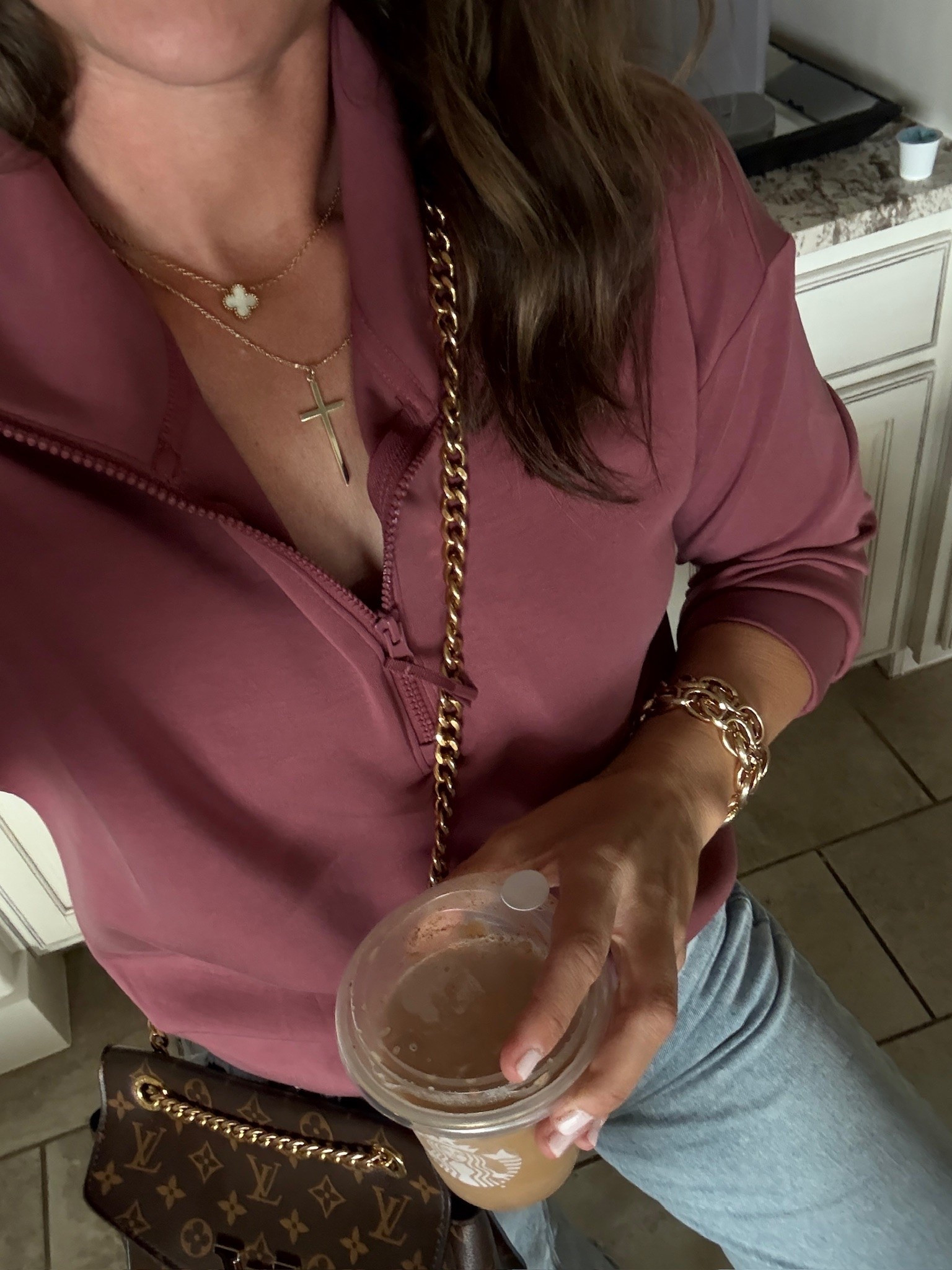 School drop off, but make it cute. This half zip + denim combo is comfy enough for the carpool line but still feels put together.

school drop off outfit, mom outfit, half zip pullover, casual fall outfit, denim outfit, busy mom style, carpool outfit, everyday fall outfit, comfortable outfit, fall mom style, casual mom outfit, JulieFranks

#LTKgrwm #LTKmomlife #LTKootd