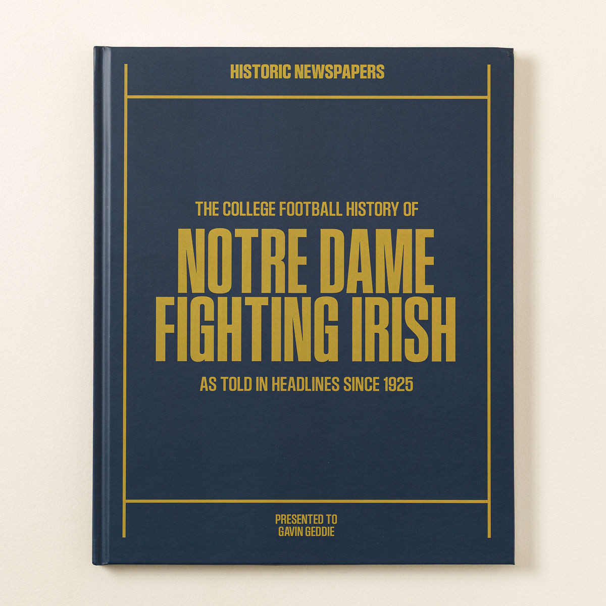 Personalized College Football History Books, University of Georgia | UncommonGoods