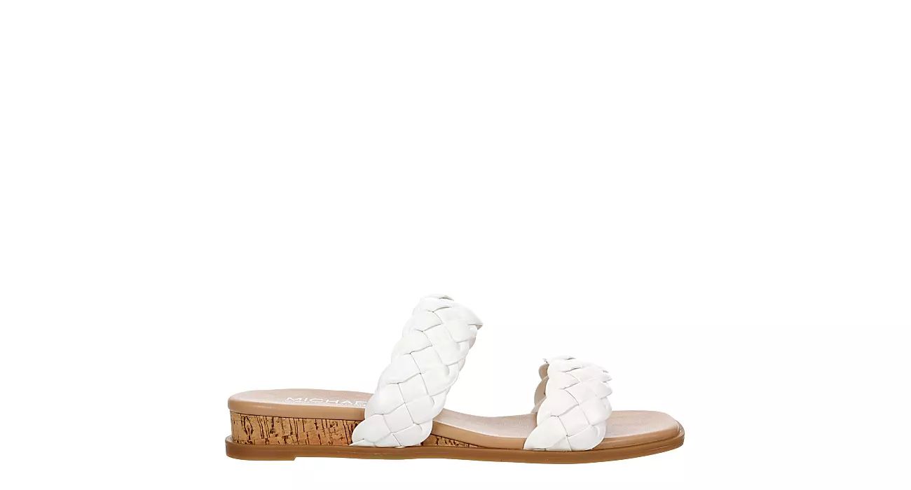 Michael By Michael Shannon Womens Patrice Wedge Sandal - White | Rack Room Shoes