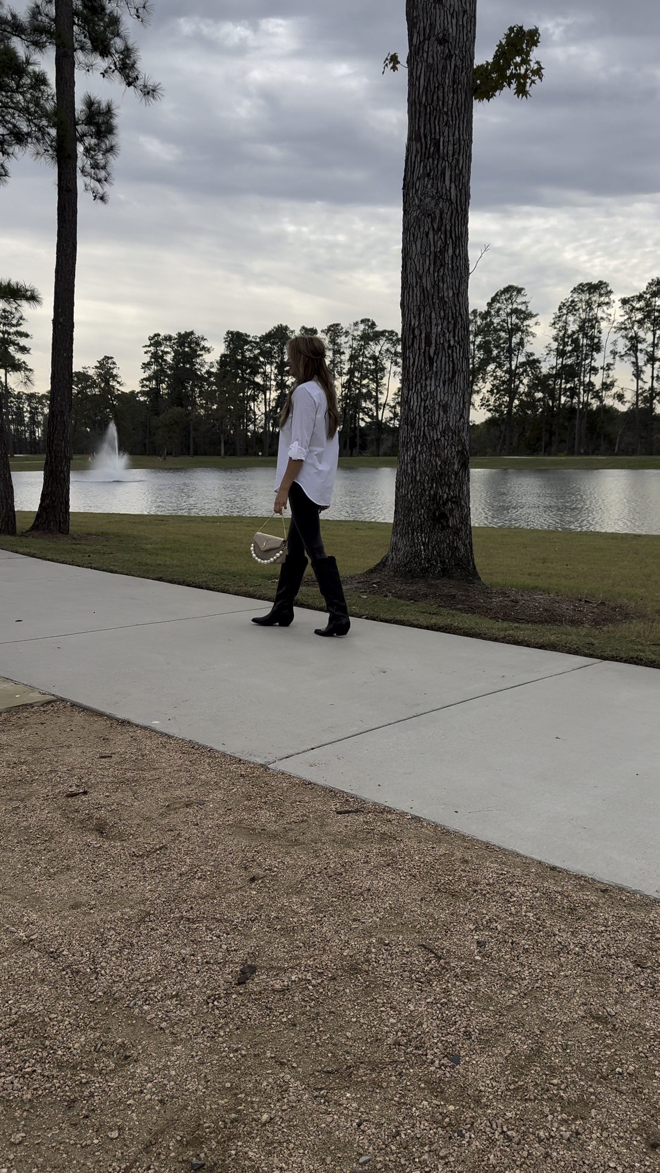 Outfit from Macys. Spanx leggings. Ralph Lauren top and scarf. Amazon pearl strap and chain. Western boots  

#LTKWatchNow #LTKStyleTip #LTKFindsUnder100