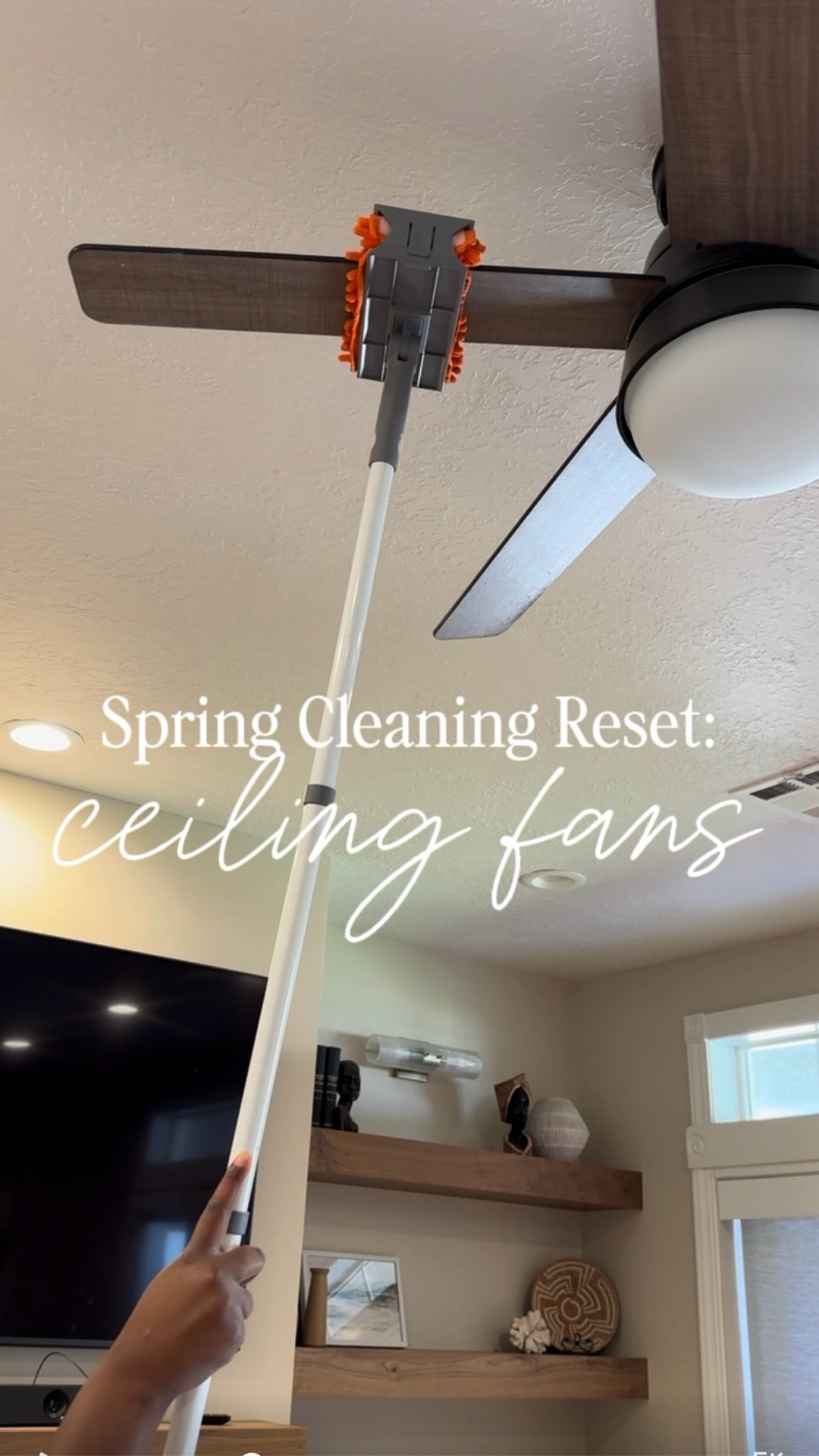 Ceiling fan reset = DONE ✔️
This duster makes it so easy to grab all the dust in one swipe (no mess falling everywhere 🙌)

Starting my Spring Cleaning Reset Series and this is one of those spots that’s easy to forget but makes SUCH a difference.

Linked the exact duster I use 🤍


#springcleaning
#homefavorites
#cleaninghacks
#amazonfinds
#homereset
#cleaningtools
#ltkhome
#ltkfinds
