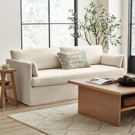New at Walmart! The most gorgeous sofa, and it’s under $500! I linked the matching chair too. Unbelievable price for a slipcovered bench seat sofa!

#LTKhome #LTKstyletip