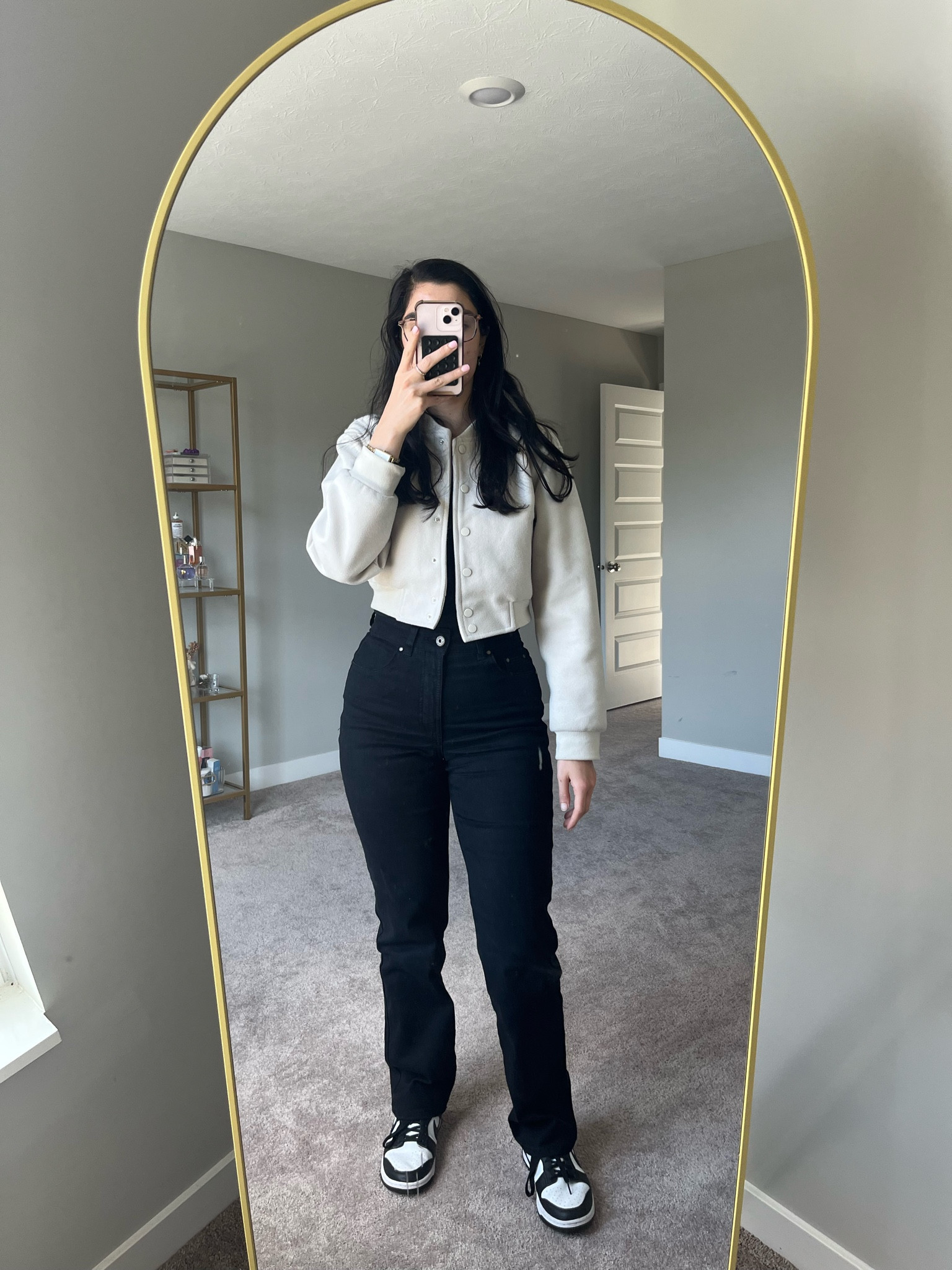 Akira bomber jacket! I wear this so much. Bomber jackets are so chic and such a good layering piece

Jeans are universal standard denim size 4 these are so stretchy and flattering


#LTKmidsize #LTKfindsunder50