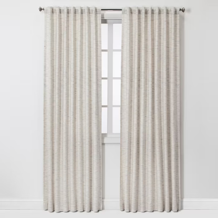 Striation Herringbone Light Filtering Window Curtain Panel - Project 62™ | Target