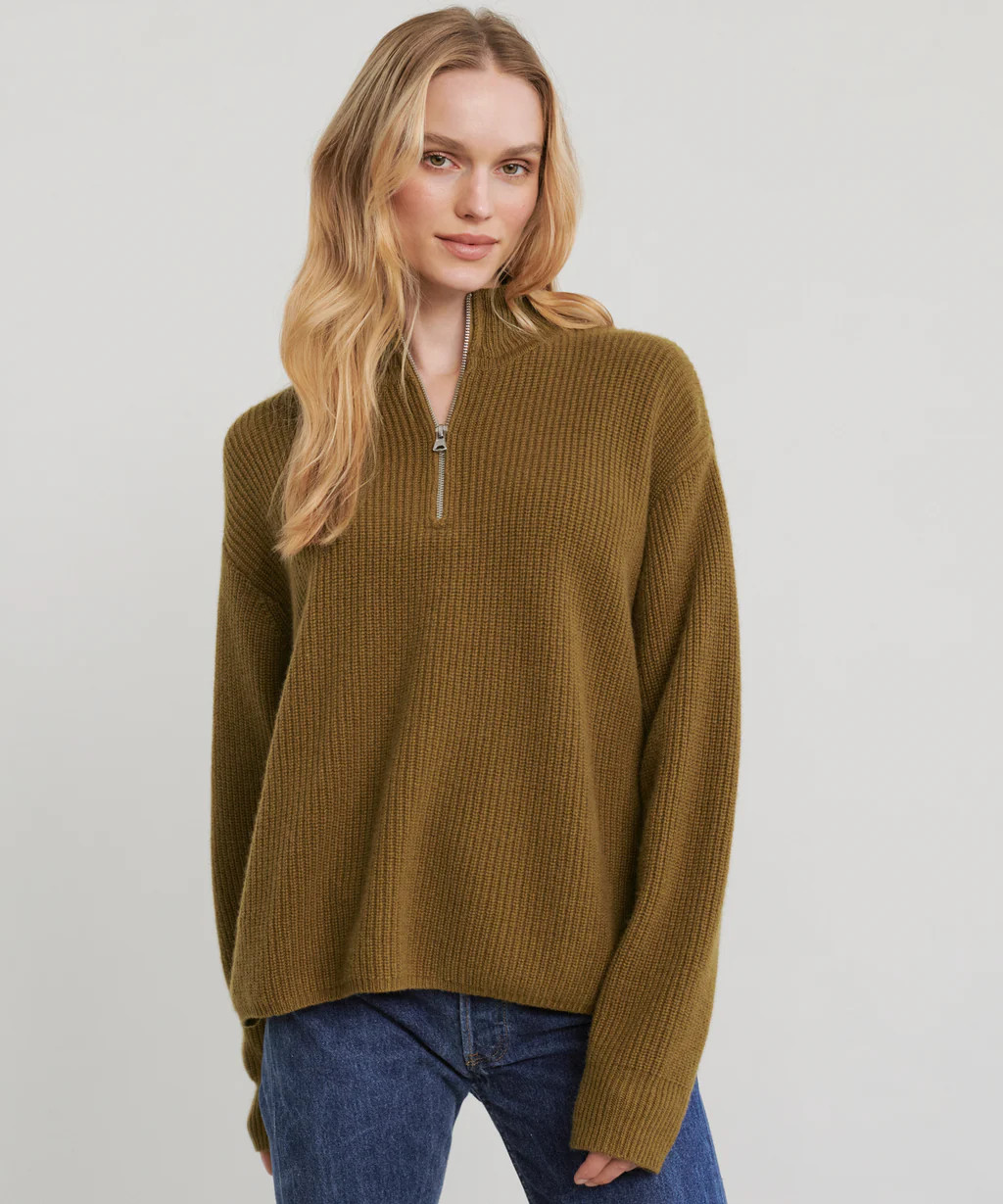 Cashmere Half Zip | Jenni Kayne
