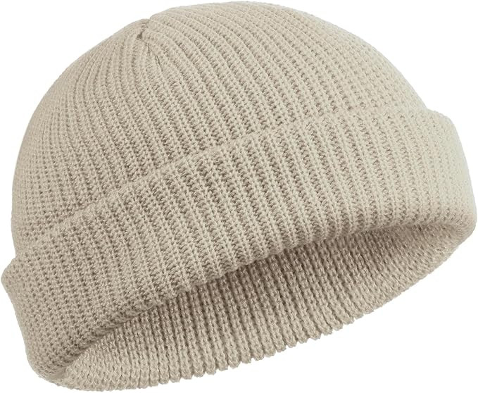 SATINIOR Trawler Beanie Watch Hat Roll-up Edge Skullcap Fisherman Beanie for Women Men | Amazon (US)