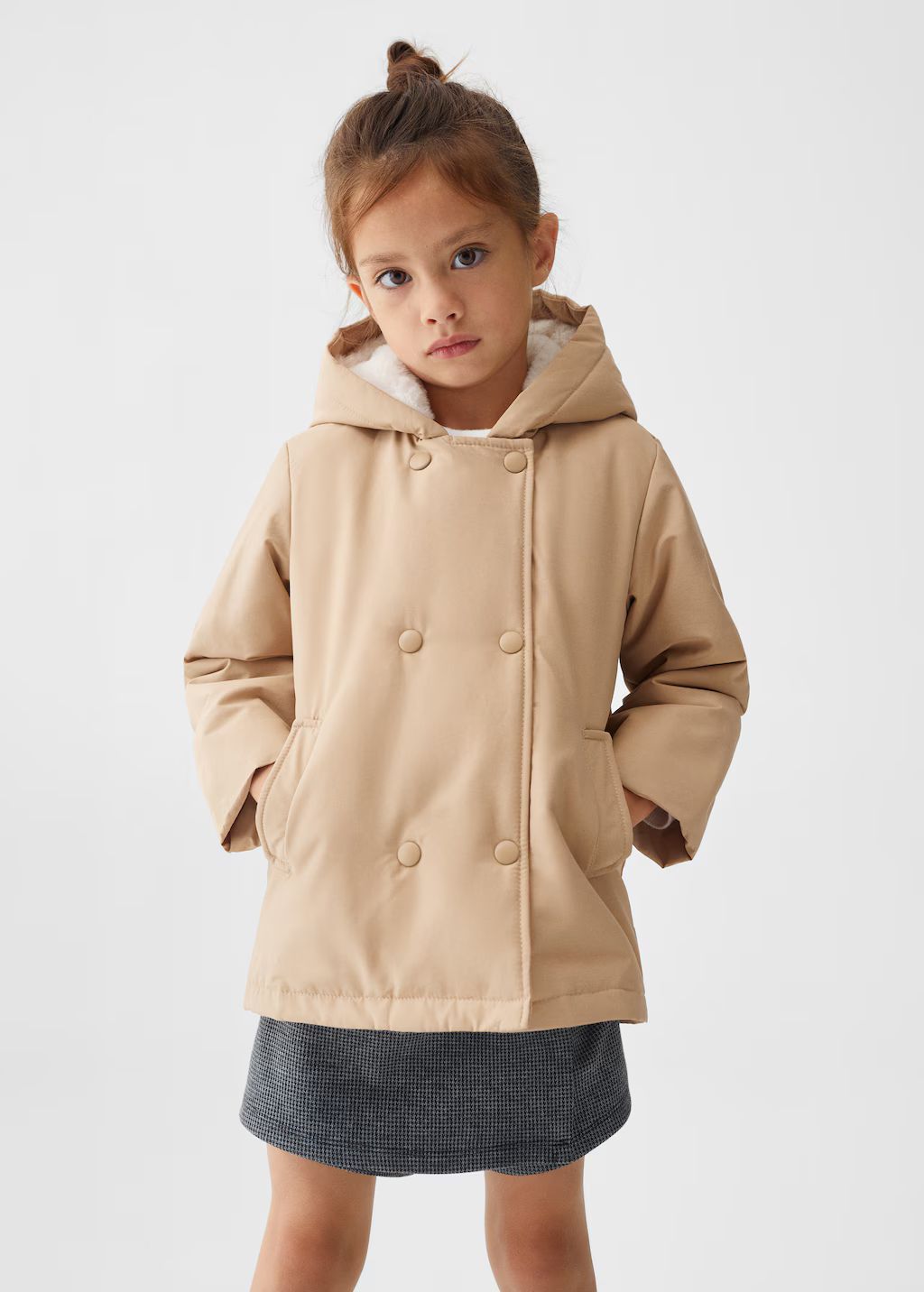 Double-breasted jacket - Kids | MANGO USA | MANGO (US)