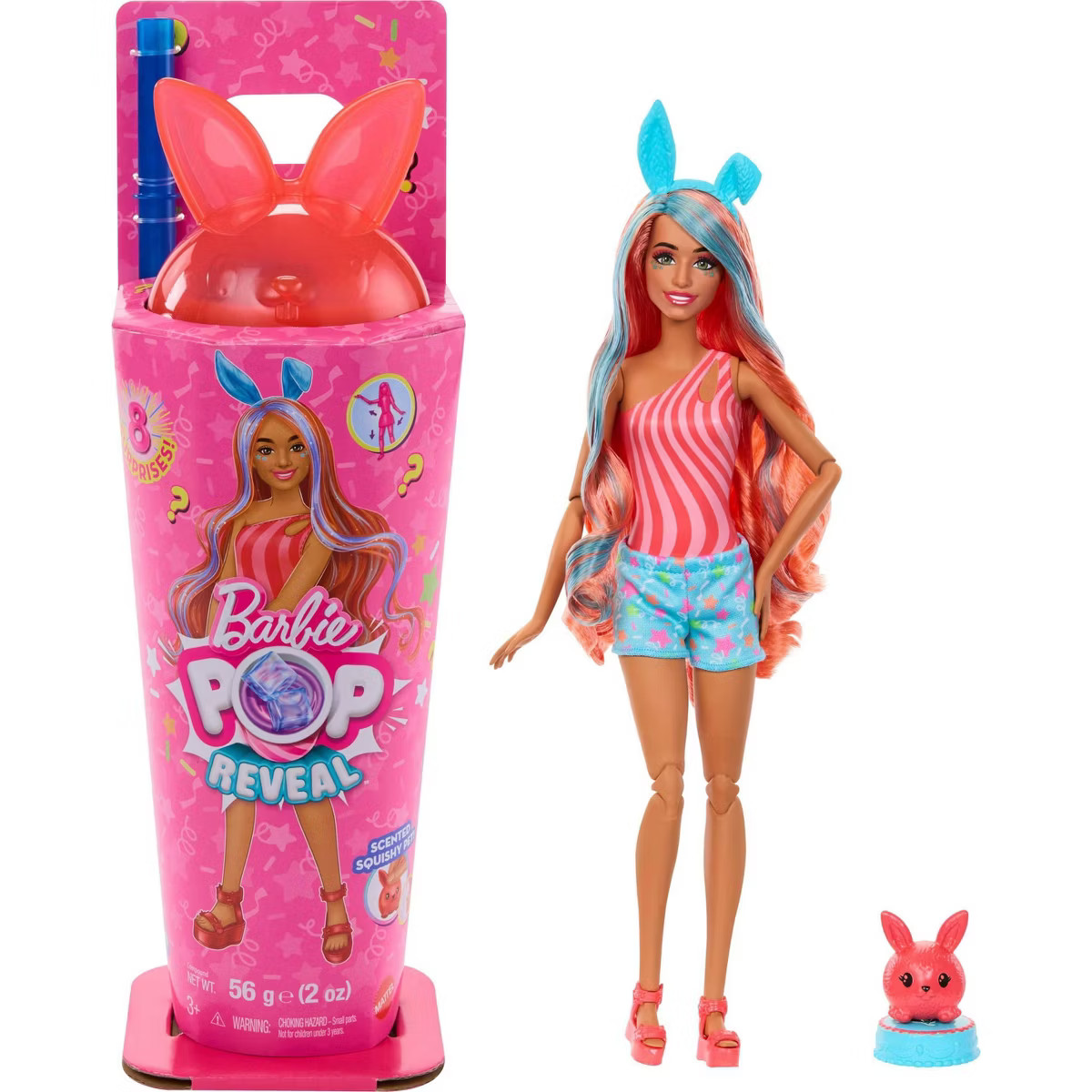 Barbie Pop Reveal Shakes Series 12" Doll and Accessories Set, Scented Bright Bunny Fashion Doll | Target
