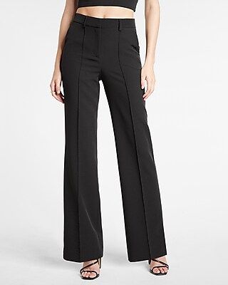 High Waisted Pintuck Trouser Pant | Express