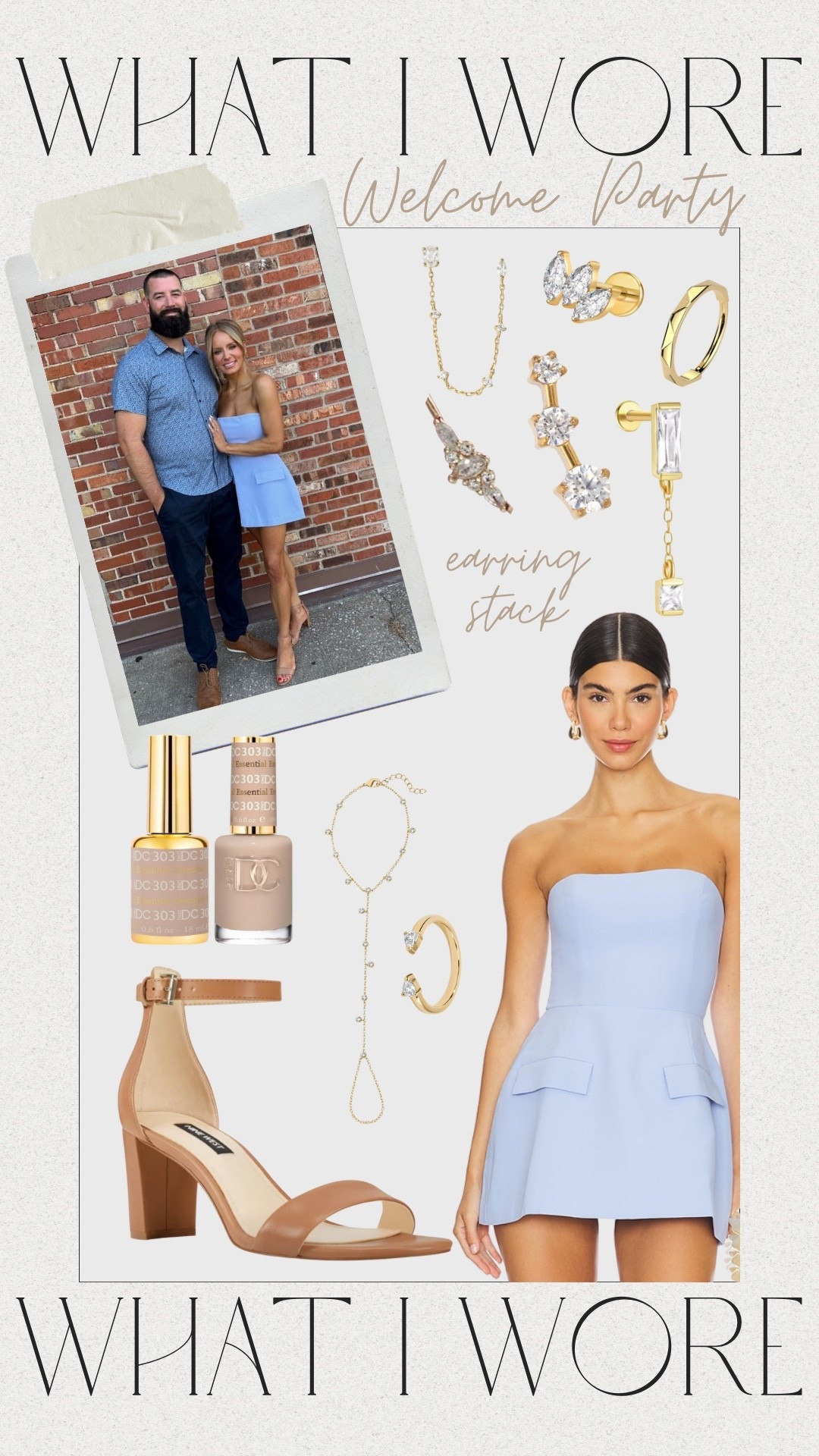 What I Wore: Wedding Welcome Party 💒

#wedding #rehersaldinner #somethingblue

#LTKShoeCrush #LTKWedding #LTKStyleTip