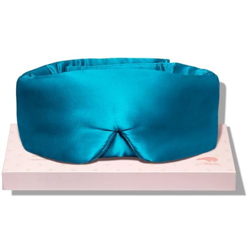 LitBear Silk Sleep Mask for Side Sleeper, Eye Mask Sleeping for Women Men | Amazon (US)
