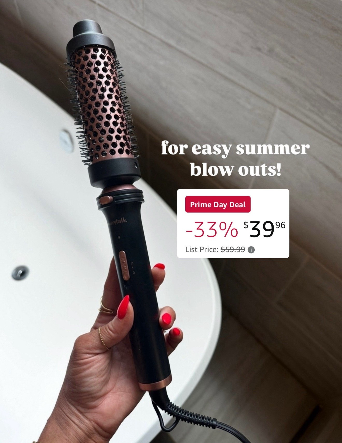 Heated round brush on sale!! 

#LTKSaleAlert #LTKSeasonal #LTKBeauty