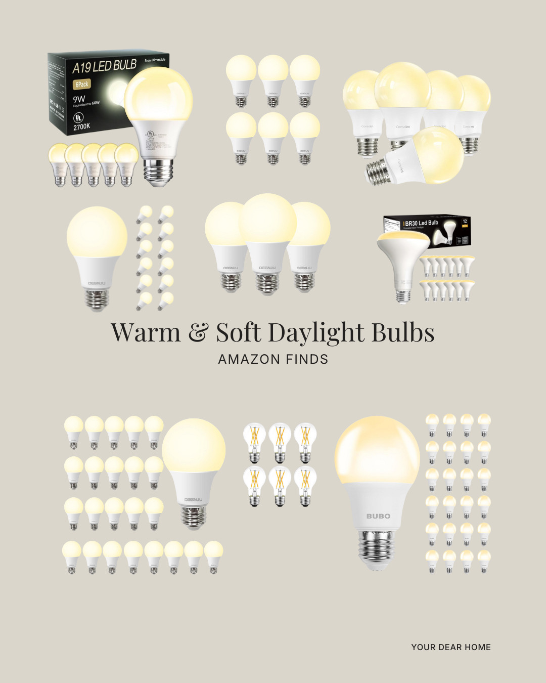 Lighting changes everything. Use 2700K–3000K for lamps and ambient lighting, and 3000K–3500K for task areas to keep the space warm, flattering, and well layered. 

 #LTKHome