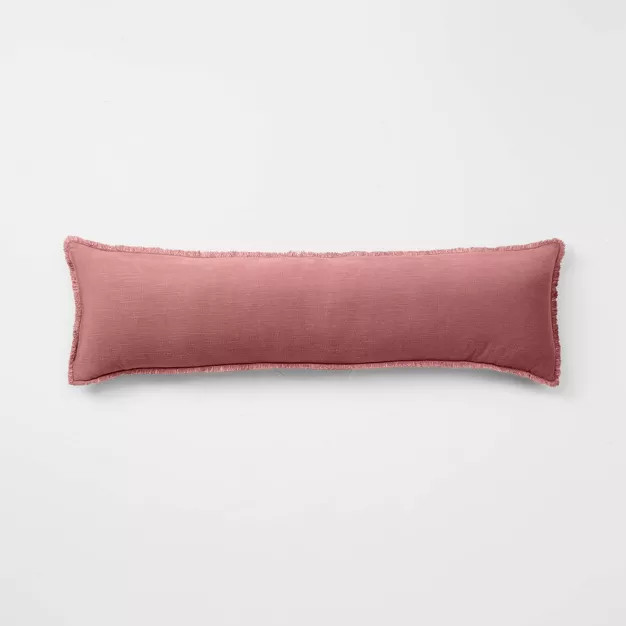 Lumbar Heavyweight Linen Blend Throw Pillow - Casaluna™ | Target