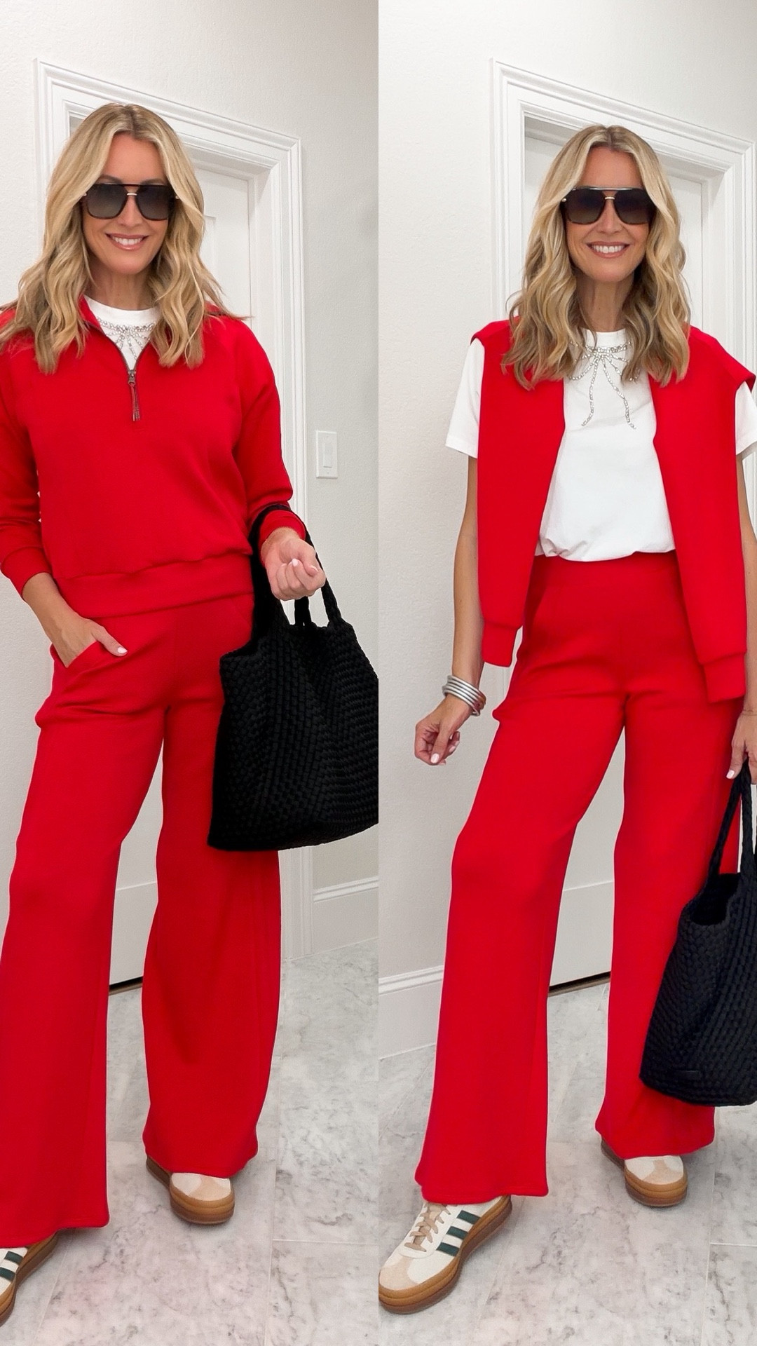 Spanx set on sale for limited time
Travel outfit
Casual holiday outfit
Adidas
Tote
Pants- small tall
Pullover- small
Tee- small


#LTKSaleAlert #LTKOver40 #LTKTall