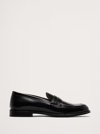 LEATHER PENNY LOAFER | Banana Republic (US)