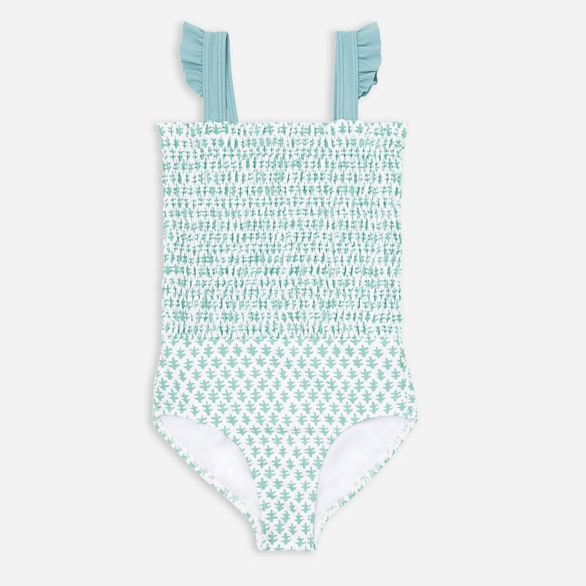Girls' minnow™ smocked one-piece | J. Crew US