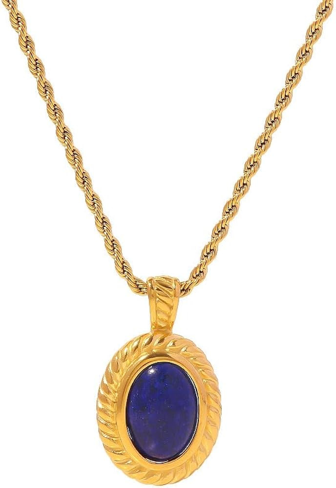 IBARA Women Gold Dianty Necklace Sun Crescent Moon Star Evil Eye Lock Lovely Heart Flower Butterf... | Amazon (US)