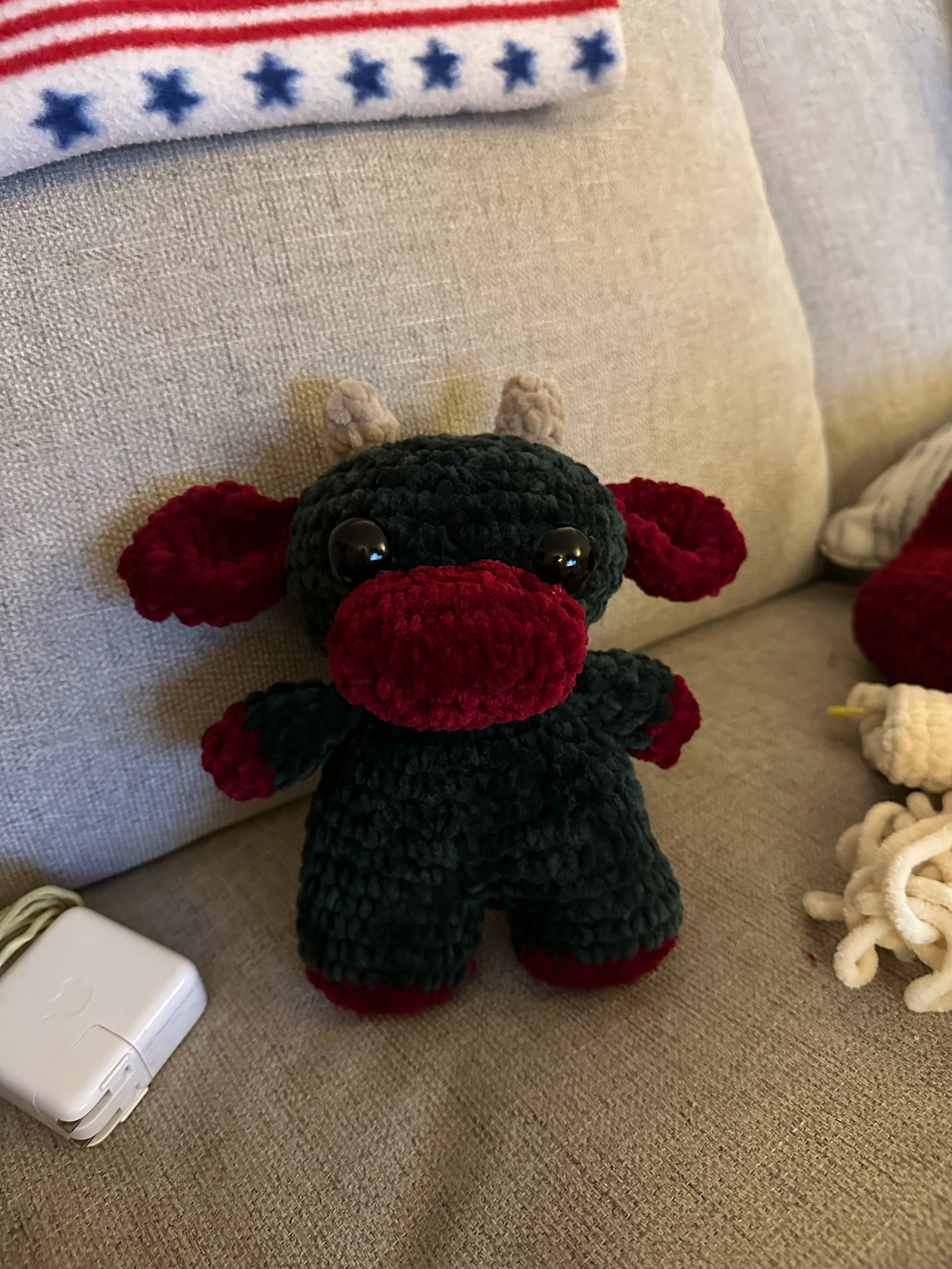 All the supplies to my a little Christmas cow! You can use any colored yarn if you don’t want him to be Christmas colored. 

#LTKSeasonal #LTKGiftGuide