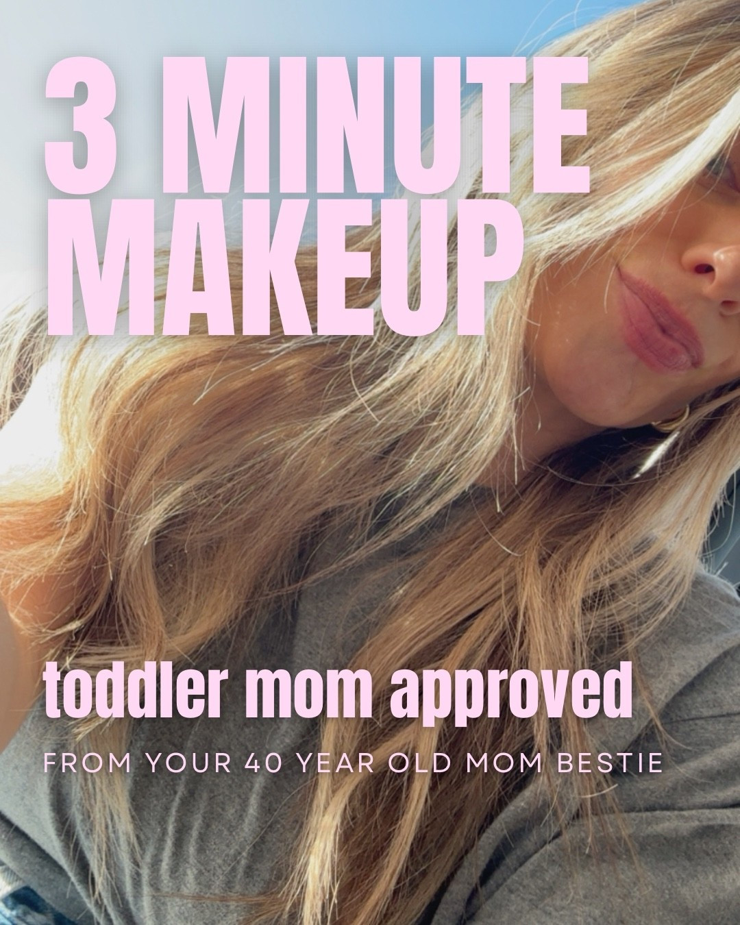 Swear less than 3 minutes! 
1. Jane Iredale HydroPure tinted serum: my shade is Light to Medium 3
2. jane Iredale Press Powder: shade latte
3. Jane blush: shade clearly pink
4. RMS under eye corrector: shade 22
5. Mascara
6. Brow gel 
7. Laura Mercier Translucent Powder
8. Rel Beauty lip gloss: shade moonlight

#LTKmorningroutine #LTKmomlife #LTKBeauty