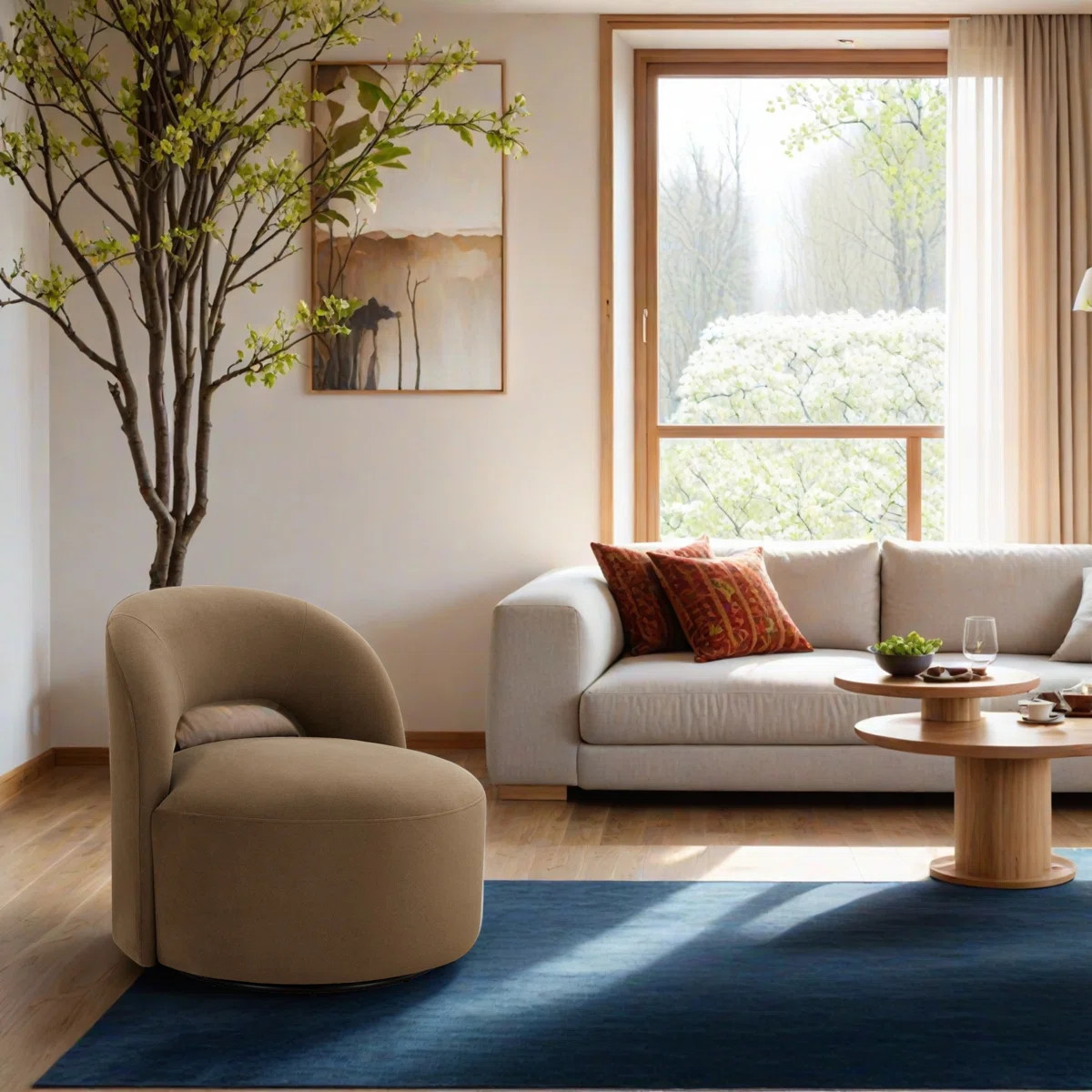 Denison 32'' Swivel Accent Chair | Wayfair North America