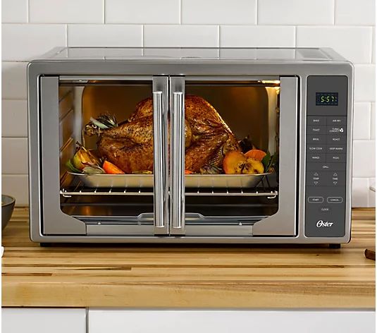 Oster XL 11-in-1 Digital French Door Air Fry & Grill Convection Oven | QVC