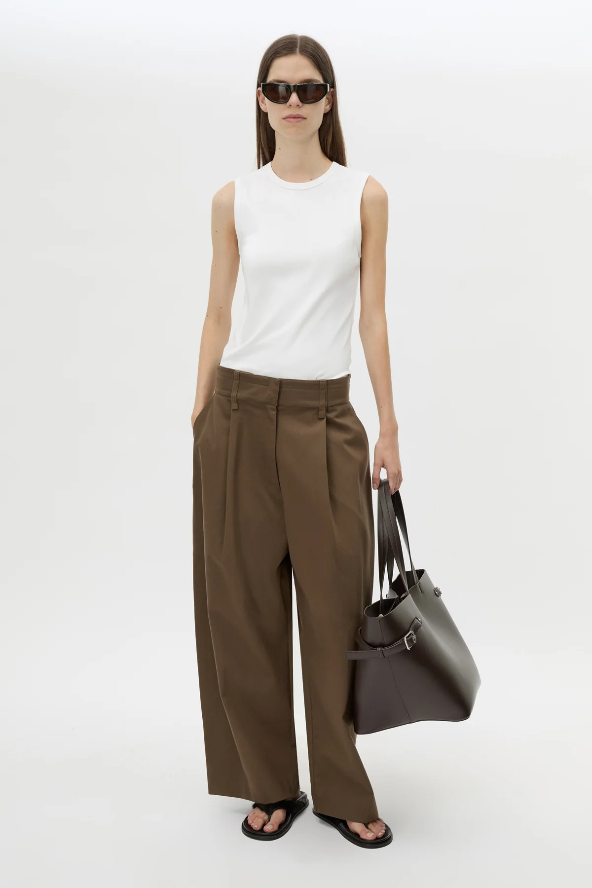 Magnolia Drill Pant in Elm Green - CAMILLA AND MARC\u00ae C&M | CAMILLA AND MARC (ANZ)