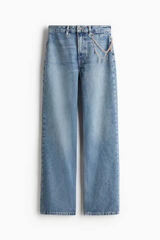 H & M - Straight High Jeans - Blue | H&M (US + CA)