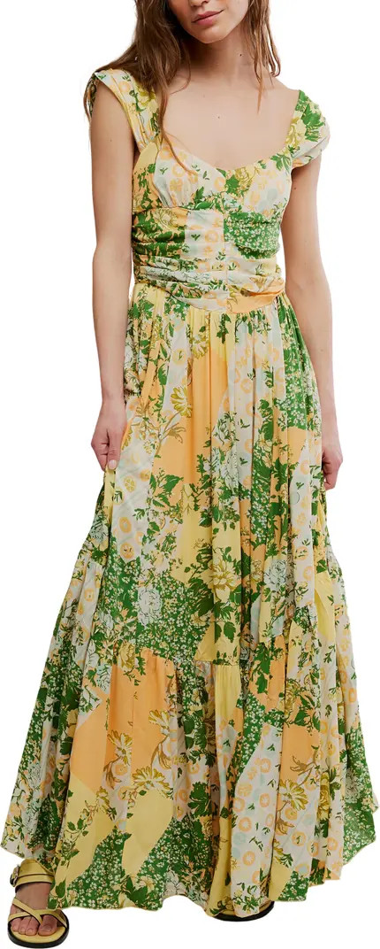 Sasha Floral Mesh Midi Dress | Nordstrom