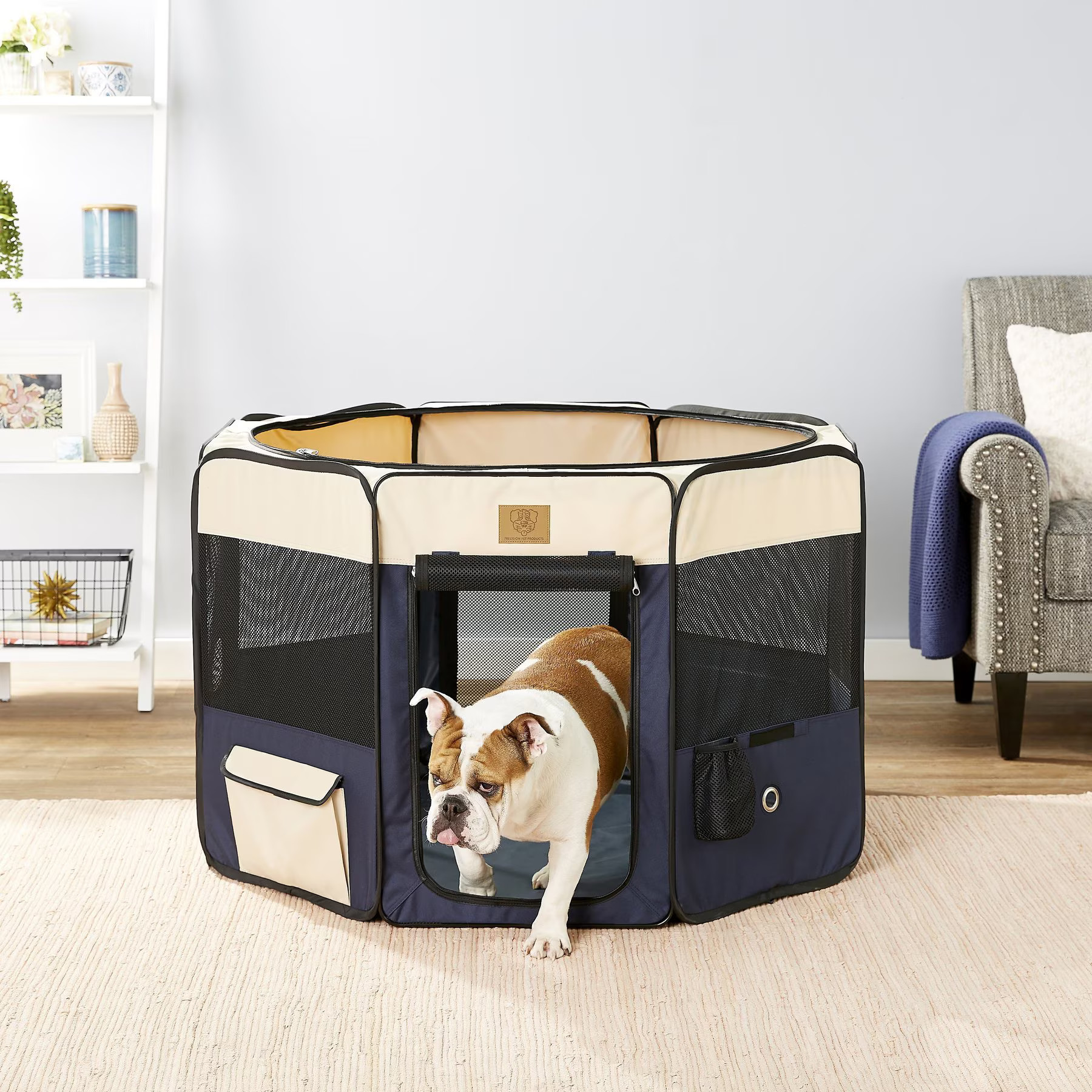 Precision Pet Products Soft-Sided Dog & Cat Playpen, Large | Chewy