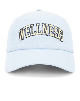 Sporty & Rich Wellness Ivy Hat in China Blue, Almond, & Navy | FWRD | FWRD 