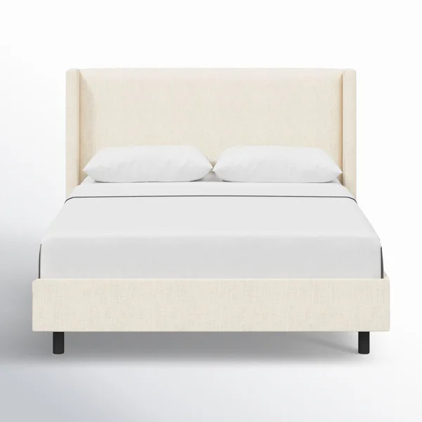 Hanson Upholstered Wingback Platform Bed | Wayfair North America