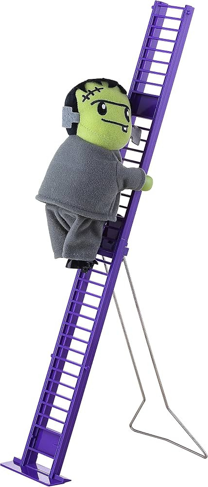 Mr. Halloween Miniature Super Climber Musical Animated Indoor Halloween Decoration, 17 Inches, Fr... | Amazon (US)