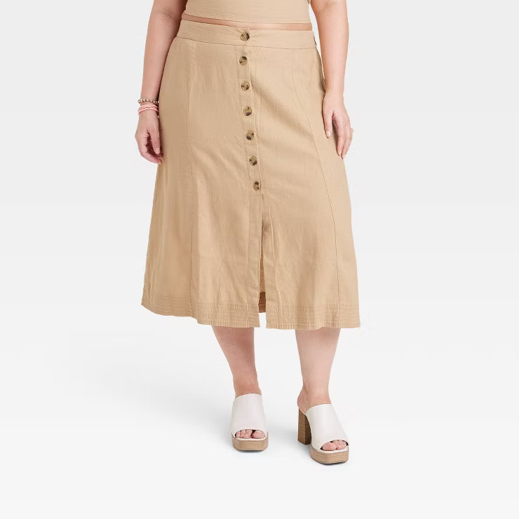 Women's Utility Midi A-Line Skirt - Universal Thread™ | Target