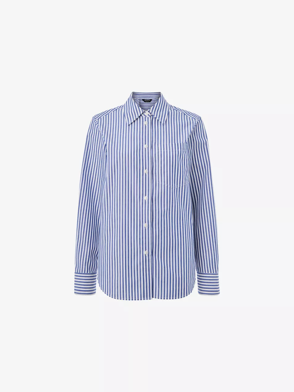 Striped Relaxed-Fit Cotton Shirt | Selfridges
