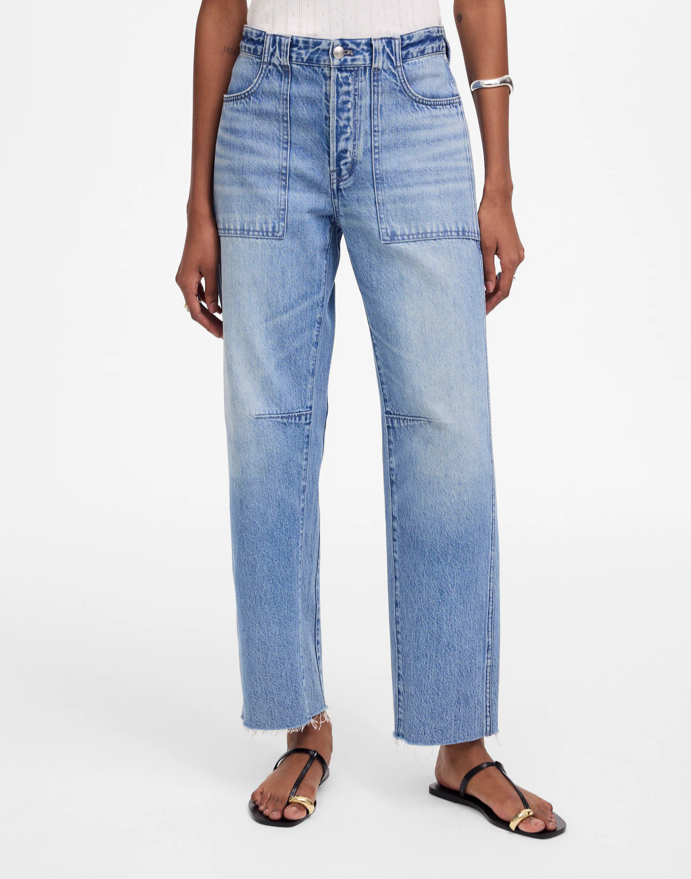 The Darted Barrel-Leg Jean | Madewell