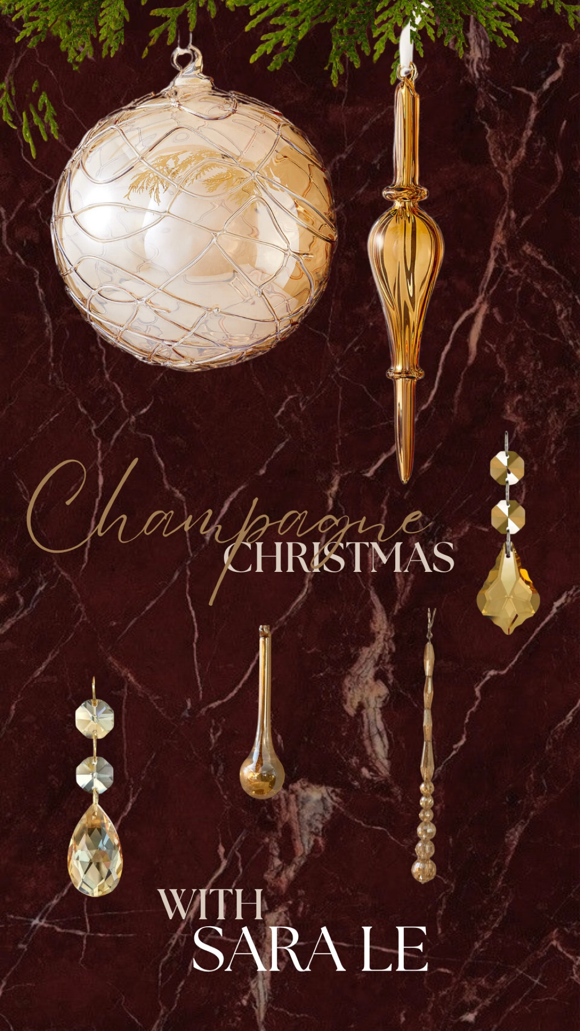 2024 Champagne Christmas with Sara Le

#LTKhome #LTKSeasonal #LTKstyletip