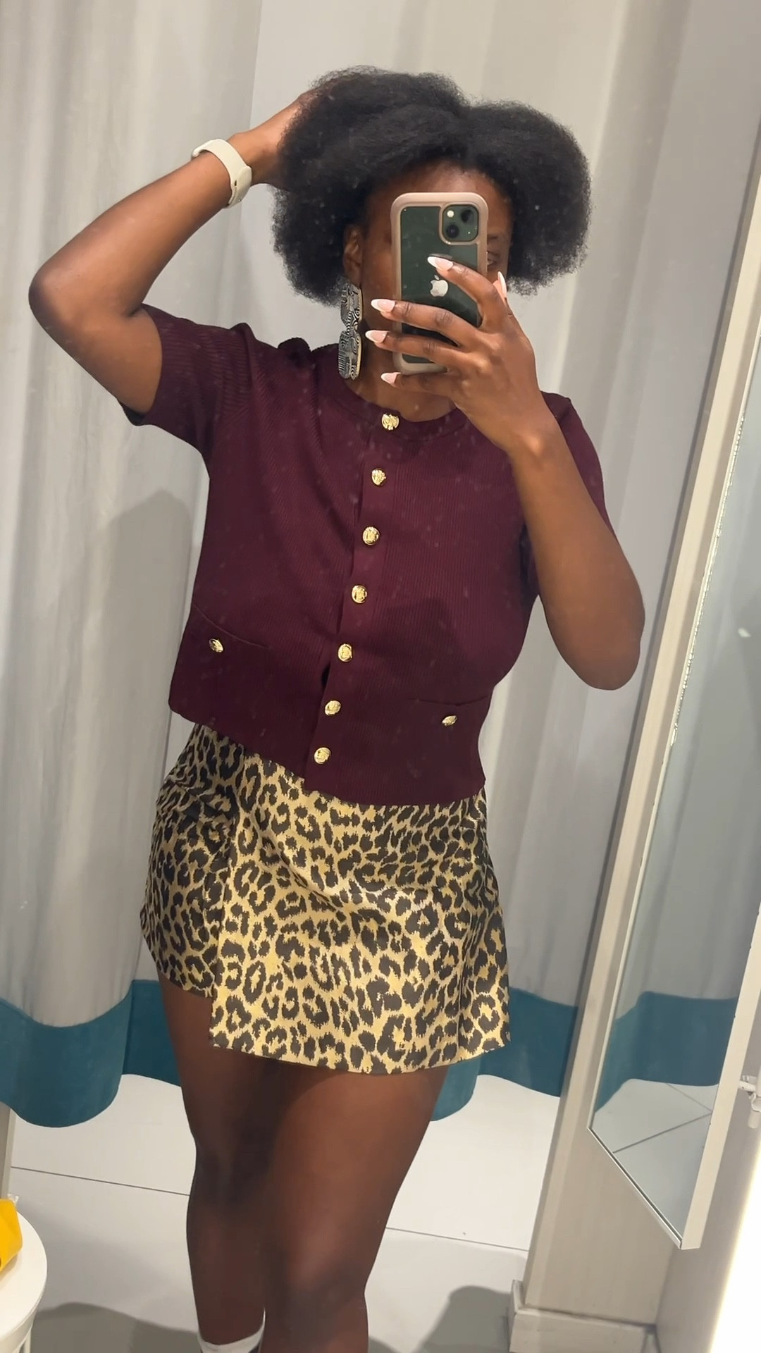 Leopard and burgundy outfit combination 

#LTKParties #LTKMidsize #LTKSeasonal